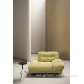 Modern leather milan sofa for living room furniture